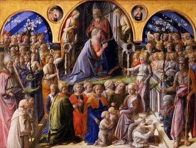 Die Krönung der Jungfrau von Fra Filippo Lippi